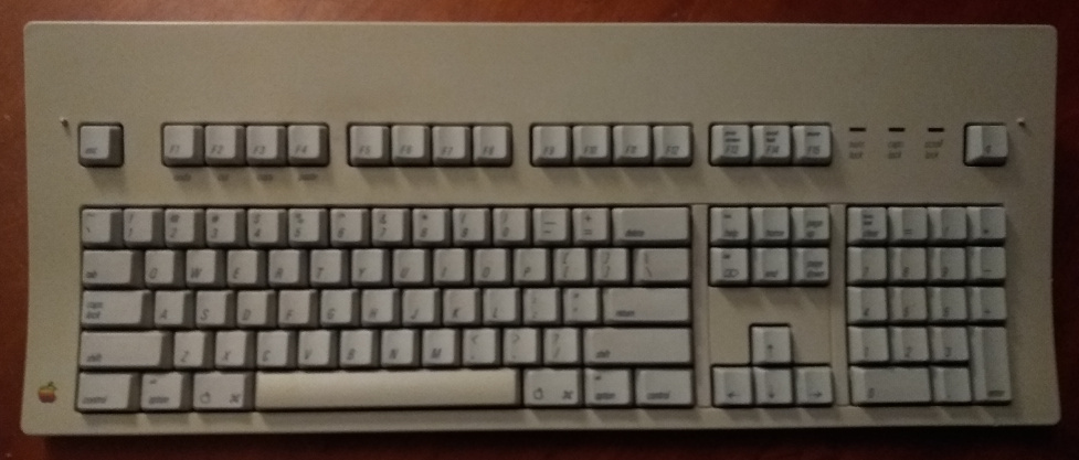 Clean, assembled keyboard